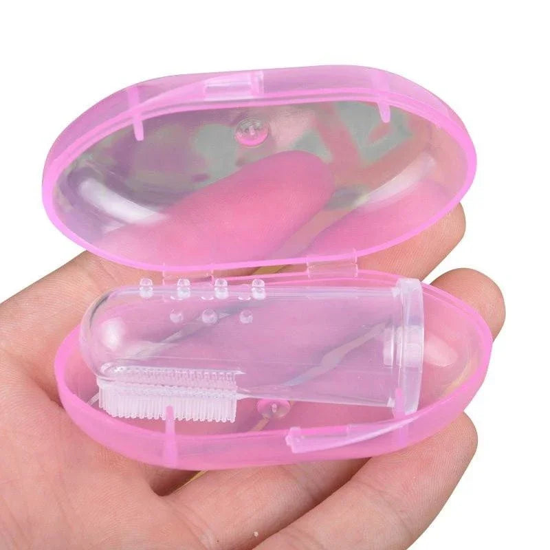 PawPure Finger Brush – Spazzolino da denti in silicone morbido per cani e gatti
