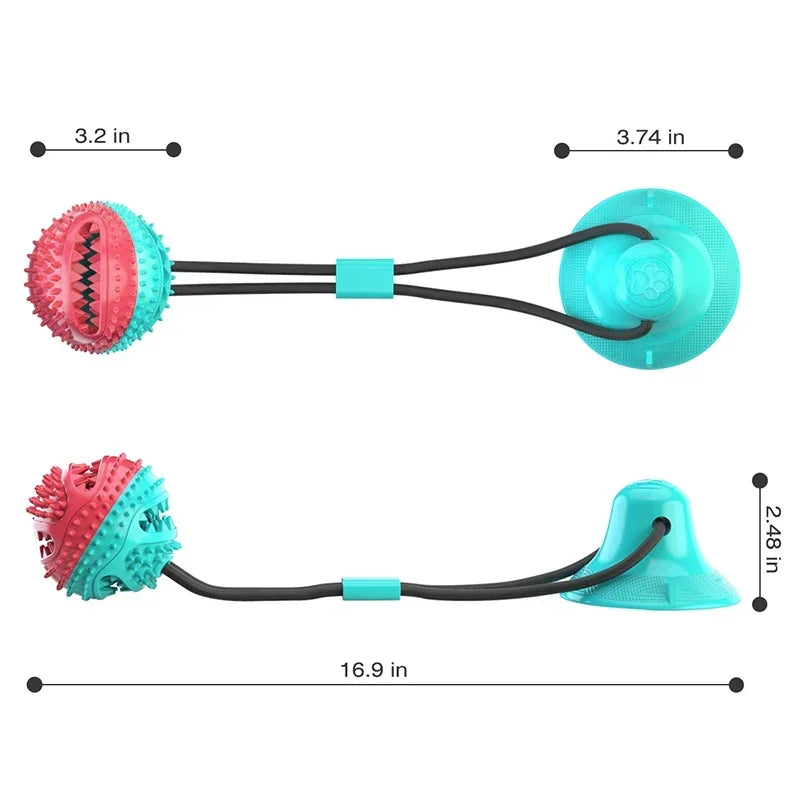 PowerChew Suction Ball – Giocattolo interattivo per cani e mangiatoia lenta per razze di taglia grande