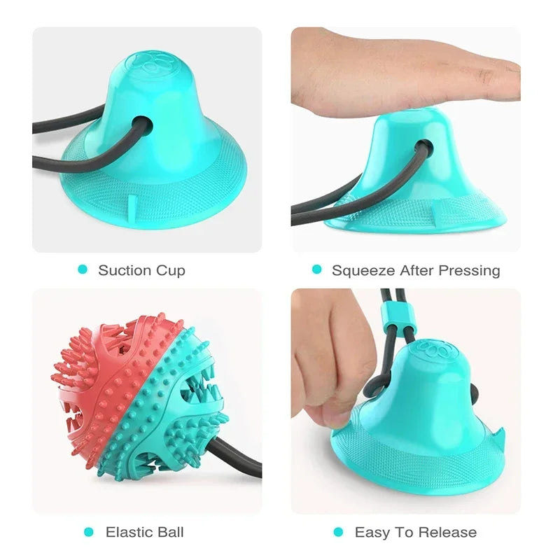 PowerChew Suction Ball – Giocattolo interattivo per cani e mangiatoia lenta per razze di taglia grande