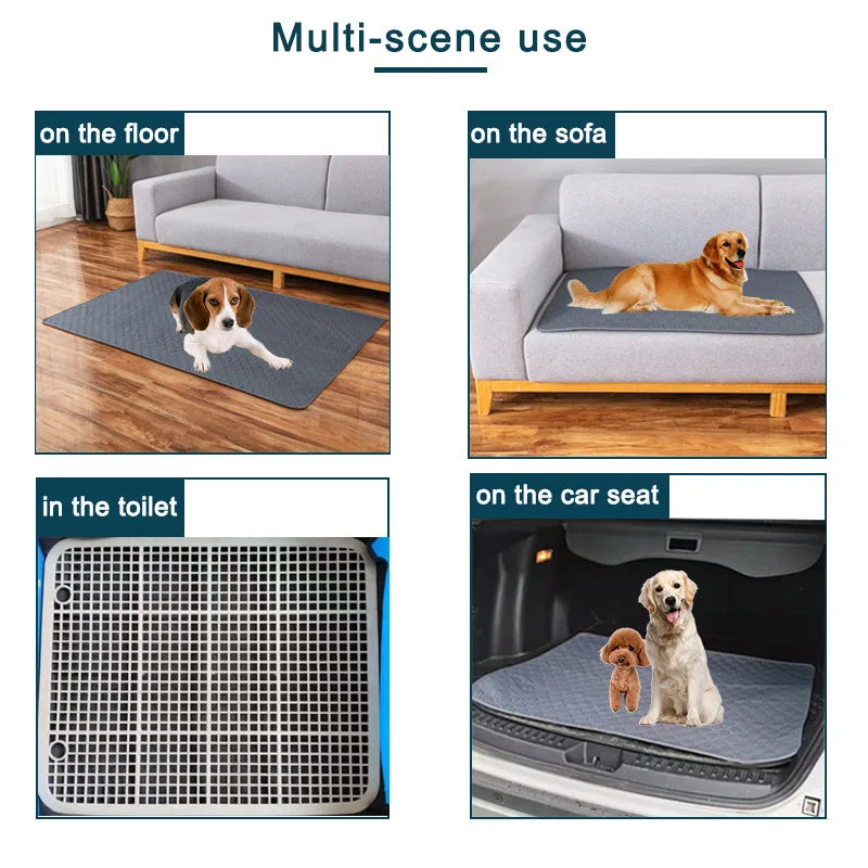 Tappetino da addestramento per cani riutilizzabile PeeProof – Tappetino assorbente lavabile e coprisedile per auto