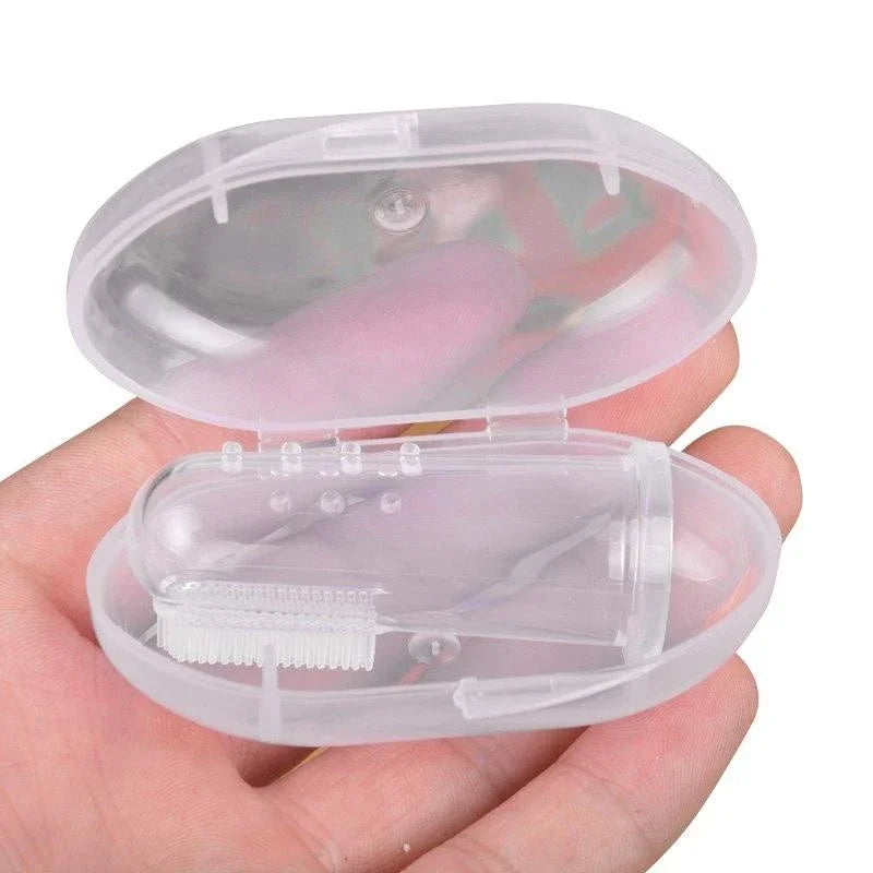 PawPure Finger Brush – Spazzolino da denti in silicone morbido per cani e gatti