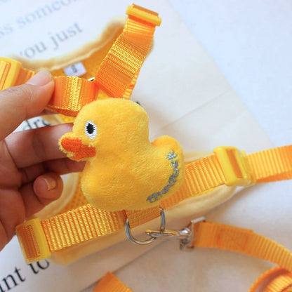 Collar y arnés ajustable para bulldog francés. Correa con estampado animal para perros pequeños y medianos.